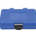 Blue storage case for Dual Head Lug Nut Socket Set In CrMo Steel Thin Wall Wheel Nut Sockets Five Piece Automotive Tool Kit