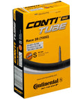 Race Ready 28 Inch Inner Tubes 700x20-25c With 42mm Presta Valve Pack Of 4 Tubes Conti Sticker Included Seamless Mold-Cured Box