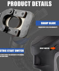 Beast Of A 70KN Electric Ratchet Cable Cutter For Copper Aluminum And ACSR Cables Up To 45mm featuring sharp blades