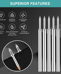 Gotta Love These Top Tier Double Headed Skirting Nails For Seamless Baseboard And Trim Work Heavy Duty Fasteners with smooth finish shown in a group.