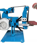 Knock It Out 750W Electric Belt Sander With Forward Reverse Control And Smooth Polishing Finish For Hardwood And Metal Projects Built Tough Thick Steel Base - Side View