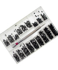 Complete Micro Screws Set Offering Tiny Screws Assortment Mini Screws Kit And Machine Screws Stainless Steel in organizer tray.