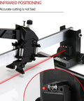 High Precision Manual Tile Cutter With All Steel Frame Foldable Floor And Wall Tile Cutting Tool showing infrared positioning feature