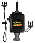 Locking Large Scuba Dive Light And Camera Retractor With Heavy Duty Mount Lanyard And QC II Split Ring Accessory, front view.