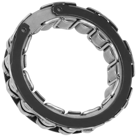 Built Tough Starter Clutch One Way Sprag Bearing Drop Right In Direct Fit For Kawasaki Kfx450r Ksf450b Klx450r Klx450a 2008 2019 Pro Grade Kickstart 131940008 round metal sprag bearing viewed from top, showcasing inner structure.