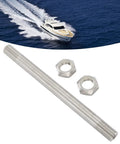 Heavy Duty Clamp Bracket Bolt Kit for Outboard Engines with Aluminum Alloy Construction, two nuts and bolt, marine motor parts