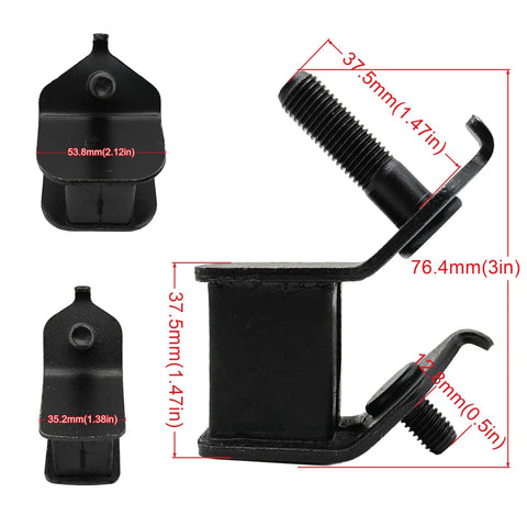 Heavy Duty Generator Anti Vibration Rubber Mount With Shock Absorbing Isolation Pad Keeps Your Portable Power Station Rock Solid And Zero Shake For Units Up To 9500 Watts Runs Like A Dream showing detailed dimensions and structure.
