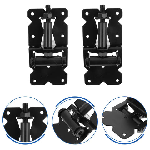 Rock Solid Heavy Duty Gate Hinges For Wood Or Pool Gates Built Tough From Rust Proof Stainless Steel, featuring smooth rolling action.