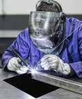Welder using Heavy Duty Welding Blanket Fireproof Shield For Welder Metalworker Fabricator Mechanic Shop Garage Construction Site Solder Protection Insulation Pad For Safe Sparks