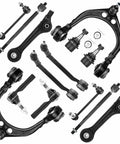 Heavy Duty Front Suspension Upgrade Kit Built Tough As Nails With Rock Solid Control Arms, durable ball joints, tie rod ends.