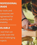 Compact Metal Nibbler Power Tool Featuring 22 Gauge Cutting Capacity For Roofing And Facade Work Produces Clean Burr Free Slices In A Lightweight Rig That Chops Steel Like A Champ in use on wood.