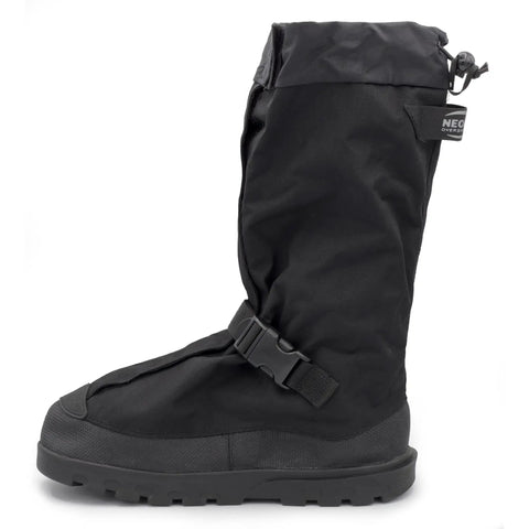 Straight Up Waterproof All Season Overshoes For Gnarly Conditions Wide Gusset Opening Slip On Hook Loop Closure Lightweight in black