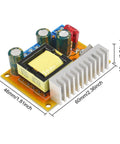 Beefy 2-Pack High Voltage DC-DC Boost Converter Module 8V-32V Input to 45V-390V Output with capacitors and heatsink