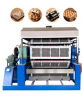 Egg Tray Processing Equipment Auto Pulp Molding Machine For Paper Cartons High Speed Egg Tray Maker front view