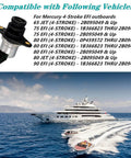 Top Shelf Idle Air Control Valve Compatible With Mercury Sixty Five To One Fifty Hp Four Stroke Outboard Motor showing compatibility details.