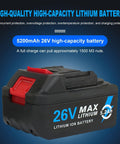 Cordless Electric Rivet Nut Gun Built Like A Boss With Seamless Brushless Motor And Rechargeable Battery For Effortless Blind Riveting Aluminum Steel Fasteners Absolute Game Changer Kit 26V lithium-ion battery.