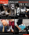 Proper installation and maintenance tips for Heavy Duty Engine Water Pump With Six Impeller Straight Bolt Up Replacement For Hyundai Santa Fe Sonata Tiburon Kia Optima Sportage No Drama Cooling Fix For V6 25l 27l.