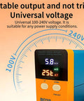 Beast 11.6KW Induction Battery Welder For Lithium Packs display showing voltage and settings
