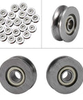 20 Pack V623ZZ V Groove Bearings For Seamless Linear Motion Builds, carbon steel ball bearings 3mm ID x 12mm OD x 4mm thick