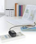 Heavy Duty Ac Adapter For MakerBot Digitizer Desktop 3D Scanner Mp03955 connected to a power strip with a laptop.