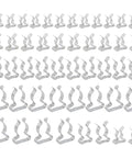 Beefy Heavy Duty Manganese Steel Spring Clips Set 48 Pieces Assorted Open Type Clips For Tool Storage Brooms Rakes And Garage Organization 10mm 12mm 19mm 25mm Durable Hardware Organizer, assorted sizes