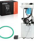Original Equipment Electric Fuel Pump Module Assembly With Pressure Sensor For Pontiac Solstice 2006 2007 And Saturn Sky, showing detailed assembly and green sealing ring.