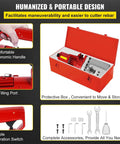 Electric Hydraulic Rebar Cutter 1700W Portable 20mm 25mm Cutting Tool With Storage Box And Adjustable Wrench Heavy Duty Efficient