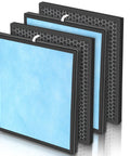 Two Pack Replacement Filters For HSP001 Smart True HEPA Air Purifier Four Stage Filtration with Fine Pre Filter and Activated Carbon