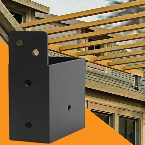 Heavy Duty Pergola Bracket Kit 4 Pack Steel Outdoor Support Brackets Built To Last For Garden Patio Deck Porch Sunroom Greenhouse DIY Projects And Outdoor Furniture Construction