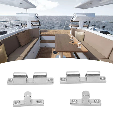 Adjustable Tension Double Roller Ball Catch Latch Lock Crafted From Rock Solid 316 Stainless Steel on yacht surface.