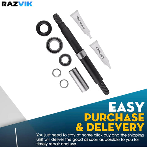 Premium Washer Tub Bearings And Seal Replacement Kit For Quiet Top Loading Machines Zero Fuss DIY Fix Beat The Squeak Knockout Durability Smooth Spin Operation Easy Install with metal components and lubricants.