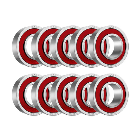 Heavy Duty Three Quarter Inch Roller Bearings For Lawn Mowers And Yard Gear Smooth Spinning Galvanized Carbon Steel 10 Pack