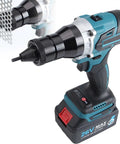 Automatic Cordless Rivet Nut Gun Battery Powered Electric Fastener Tool For No Sweat M3 To M12 with 26V battery and hex mandrel.