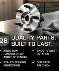 Built Tough Front Wheel Bearing Hub Assembly For 2013 To 2020 Subaru Wrx Crosstrek Outback Iv Xv Impreza close-up with mounting bolts.