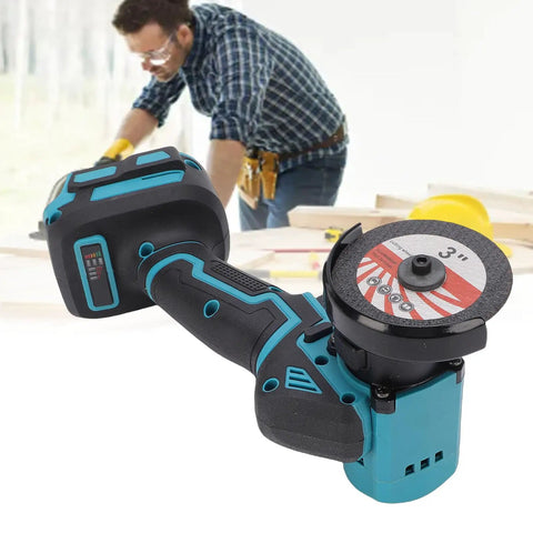 Kickass Compact Cordless Circular Saw Pumping Out Lightning Fast Cuts With A Heavy Duty Motor And Built In Dust Collector for DIY projects.