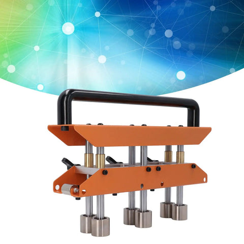 Rock Solid Roller Bender For Sheet Metal Bending 0 To 90 Degrees with adjustable rollers for steel and aluminum projects.