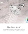 Eva Tub Shower System With Rain Showerhead Chrome Finish Valve Not Included No Fuss Install Requires Posi Temp Valve