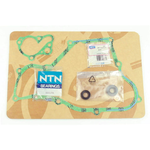 Next Level Water Pump Gasket Kit With Sealed Bearings For Honda CR80R And CR85R Off Road Rides includes gaskets and seals.