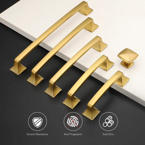 Thirty Pack Gold Cabinet Pulls Single Hole Built Tough Zinc Alloy Kitchen Drawer Handles Smooth As Silk Feel Reliable Daily Grab Top Choice For Quick Room Makeover displayed on a surface.