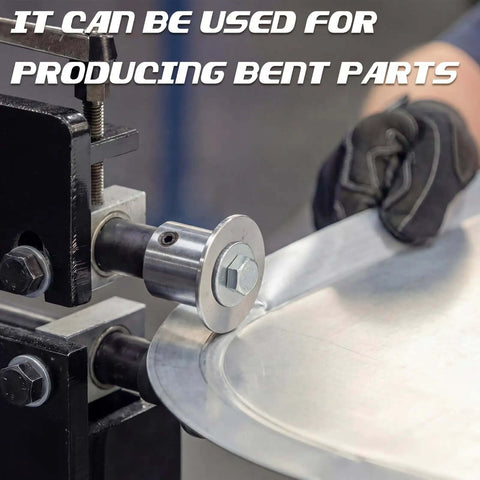 Pro Grade Bead Roller Tipping Die Set With Polyurethane Wheel For Sheet Metal Forming CR12 Steel Dies Offset Bead Tool in use