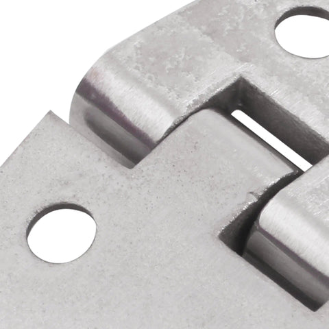 Close-up of Heavy Duty 316 Stainless Steel Marine Snap Latch showing smooth finish and mounting holes for easy installation.