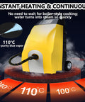 3000W High Pressure Steam Cleaner With Ozone Function For Heavy Grease And Dirty Carpets, showcasing instant heating and vapor release.