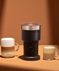 XL Milk Frother With Three Froth Modes For Latte And Cappuccino Hot Foam Cold Foam And Hot Milk 7.6 Oz Foam Capacity 13.5 Oz Hot Milk