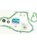 Next Level Water Pump Gasket Kit With Sealed Bearings For Honda CR80R And CR85R Off Road Rides Proven OEM Compatibility To Keep Your Badass Dirt Bike Running Smooth Black components including gaskets, seals and bearings.