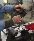 Using Power-T Handle Hex Key Set, 11 Piece Allen Wrench Kit With SAE Inch Sizes 5/64 Through 3/8, 9 Inch Series on machinery.