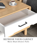 Open drawer with 5 Pack 5 Inch Matte Black Kitchen Cabinet Handles And Modern Cabinet Pulls For Cabinets Cupboards Dressers