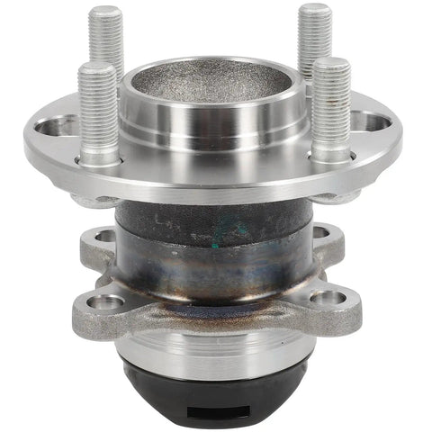 Heavy Duty Rear Wheel Bearing And Hub Assembly 4 Lug Direct Bolt On Replacement with steel hub and durable construction.