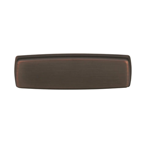 Heavy Duty Oil Rubbed Bronze Drawer Cup Pull Slick Smooth Draw For Kitchen Cabinets And Bathroom Vanities Solid Mount Easy Install premium hardware top view