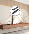 Beefy L Shaped Wall Mounted Shelf Brackets Thickened Invisible Design Sturdy Heavy Shelving Supports