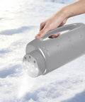 Adjustable Handheld Seed Shaker And Spreader For Fertilizer Grass Seed Ice Melt And Lawn Care Premium Durable Portable All Season Spreader In Gray